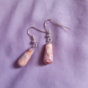 Chic Marble Drop Earrings
